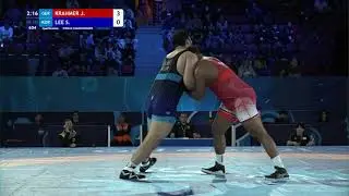 Qual. GR - 130 kg: J. KRAHMER (GER) v. S. LEE (KOR)