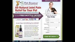 Pet Bounce All Natural Joint Pain Relief for Dogs & Cats