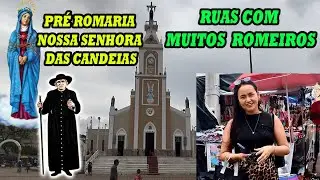 VEJA MUITOS ROMEIROS NAS RUAS DE JUAZEIRO DO NORTE PRÉ ROMARIA DE NOSSA SENHORA DAS CANDEIAS