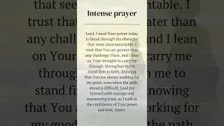 #intenseprayer #breakthrough #faithsteps Pray for God&rsquo;s breakthrough in your life 🙏🔥