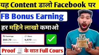 Facebook bonus se paise kaise kamaye |Facebook performance bonus setup 2024|