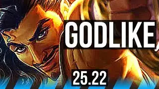 AKSHAN vs MEL (MID) | Godlike | EUW Master | 25.22