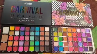 b perfect Carnival xl Pro Pallet vs. b Perfect Carnival lll Pallet || #trending #shorts #swatches