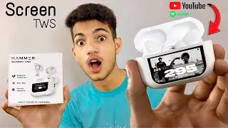 Hammer Screen TWS Review⚡️| Hammer Earbuds With Touch Screen 😍 | ANC ✅ Best Earbuds 2024