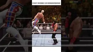 Cody Rhodes Vs Roman Reigns #shorts #gaming