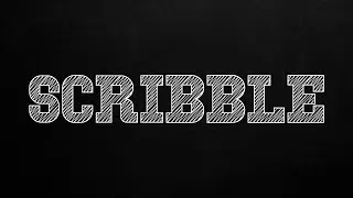 Create Scribble Text Effect in Adobe Illustrator | Adobe Illustrator Tutorial