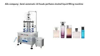 Aile company 10 heads pneumatic vacuum filling machine for perfume