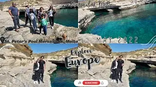 May 15'2022 St. Peter's Pool #Marsaxlokk | Most beautiful & stunning natural swimming pool in #Malta
