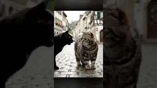 sad cat abandoned #ai #memes #love #cats