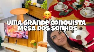 COMPREI A  MESA DOS SONHOS  NA SHOPEE | ROTINA LEVE | 