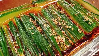 【漬けるだけ】これがもう驚くほど超旨すぎて無限に食べれてしまう&hellip;キュウリの『超やべぇやみつきパリパリパリキュー』食費節約／おつまみ／ダイエット／低糖質／作り置き／野菜漬け／火を使わない簡単レシピ