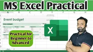 MS Excel Practical | Beginner to Advanced Excel Full Course in Hindi | Excel Training