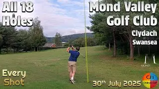 18 Holes at Mond Valley Golf Club. Every shot golf vlog from a lovely Swansea Valley parkland course