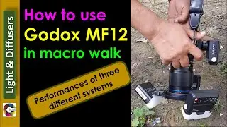 Как использовать Godox MF12 при макросъемке --- Характеристики трех различных систем.