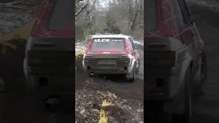 Hochtaunus Rallye 2025 | VW Golf Rallye Car at the Limit on Ice Corner 😯