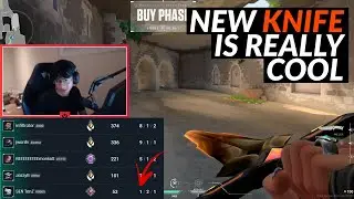 Tenz Wins Match With 1 Kill and Reacts to New Knife Skin , Tenz Valorant Highlights