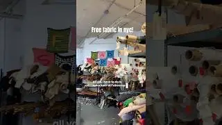 Do you want free fabric in nyc? 👕♻️ #sustainability