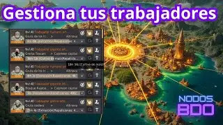 🛠️ ¡Nueva Gestión de Nodos y Trabajadores en BDO! 🌍 Manda recursos  a Cualquier Ciudad 📦✨
