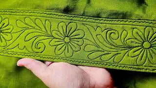 Easy Trick💥 Mohri Design with Beautiful Flower Pattern | Easy & Stylish Stitching Idea Salwar Poncha