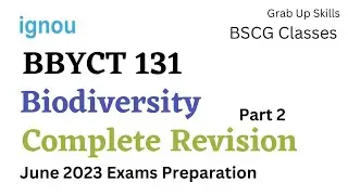 BBYCT 131 | bbyct 131 important questions | Biodiversity