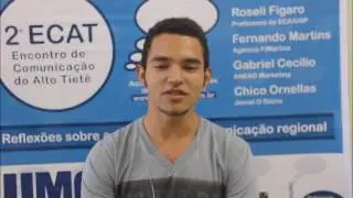 Davi Sidney  - Estudante do Ensino M&eacute;dio no ECAT