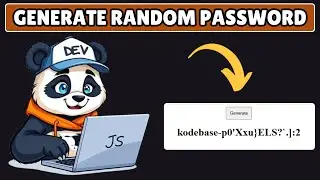 Как сгенерировать случайный пароль в Javascript