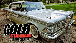 1959 EDSEL GAS TANK REPAIR - KBS TANK SEALER!! #classiccars #oldschool
