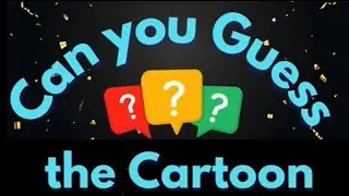 Guess the Cartoon Quiz |#quiz #quiztime #kidsquiz #kids #kids