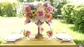 High End Hobby Lobby DIY Wedding Centerpiece under $15
