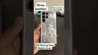 Pure Silver Mobile Cover/ Chandi ka mobile cover/sterling silver mobile cover #silver #phonecase