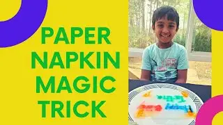 Paper Napkin Magic Trick..