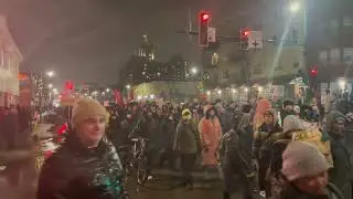 Peaceful Protesting in the Rain