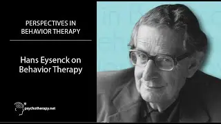 Hans Eysenck &uuml;ber Verhaltenstherapie