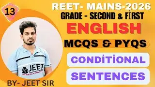 Mcqs on Conditional Sentences || Conditional Sentences in English grammar || JEET SIR 