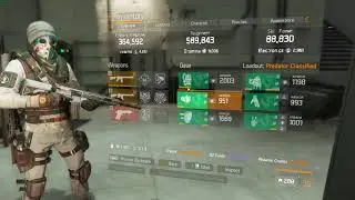 Classified Predator Build 170k Bleeds | The Division 1.8