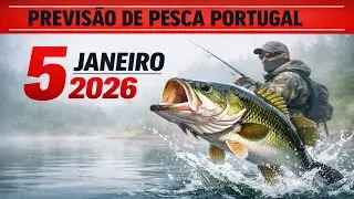 PROGNOSE DE PESCA em Portugal em 5 de janeiro de 2026: Larga tudo e vai pescar!