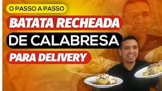 Como fazer batata recheada de calabresa-Delivery
