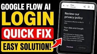 Google flow login problem fix 2026 | flow Ai login error solve 100% Working |