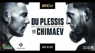 🥊 UFC 319 🔴 LIVE Fight Simulation: Dricus du Plessis vs Khamzat Chimaev | Middleweight Title Preview