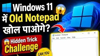 Windows 11 Challenge: Can You Open the Old Notepad Version? #shorts