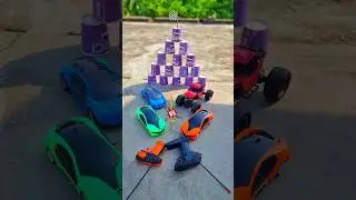 4 remote control racing rc monster car 🚗 testing video #short #Raushanshorts 😯
