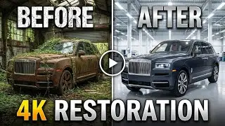 ASMR Car Restoration Restoration 2025 Rolls Royce Cullinan Full Abandoned very rusty To Factory