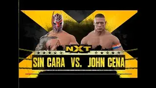 WWE SIN CARA VS JHON CENA - NXT