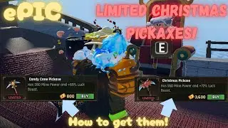 New Limited Time Pickaxe and Christmas event in the Forge!