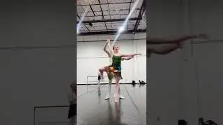 EPIC pirouette challenge! 👏🔥 #ballet #ballerina #balletstudio #dancepartner #partnering #pirouette