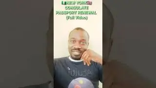 🇳🇬Password Renewal 🇺🇸 (Full Video) #nis #immigration #nigeria #newyork #consulate 