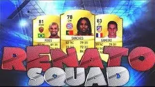 FIFA 17:RENATO S&Aacute;NCHEZ SQUAD BUILDER 10K !!!!!