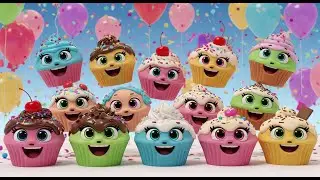 Counting Cupcakes at the Birthday Bash | Kids Educational Song