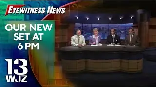 WJZ-TV Baltimore | Eyewitness News at Six Tours Their New Set | 10-29-98 | WJZ 13