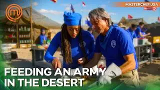 Cooking for 500 Soldiers Challenge | MasterChef USA